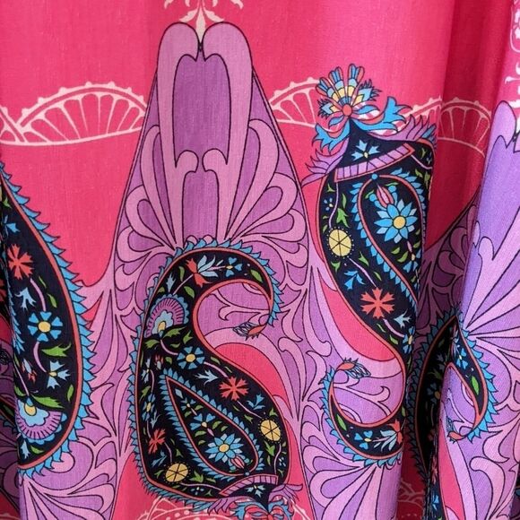 Tunic Shift Dress Hot Pink Boho Pockets - Picture 2 of 3